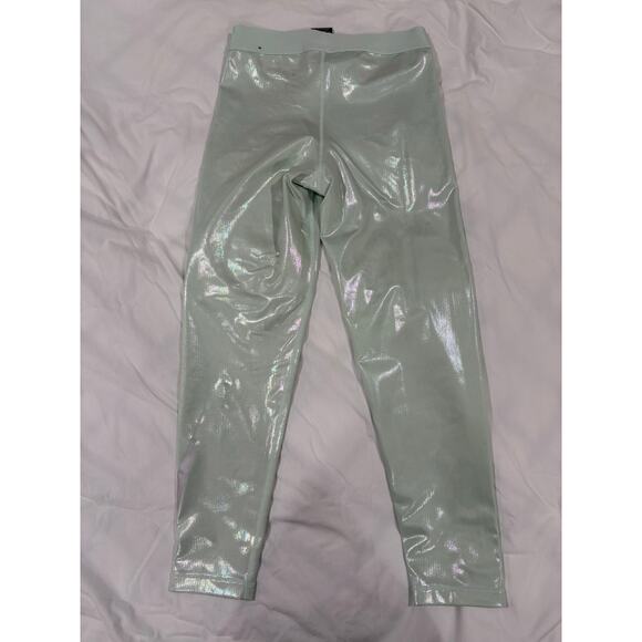 Nike Dri Fit Mermaid Sea Glass 3/4 Length Athletic Leggings Size Medium - Picture 2 of 8